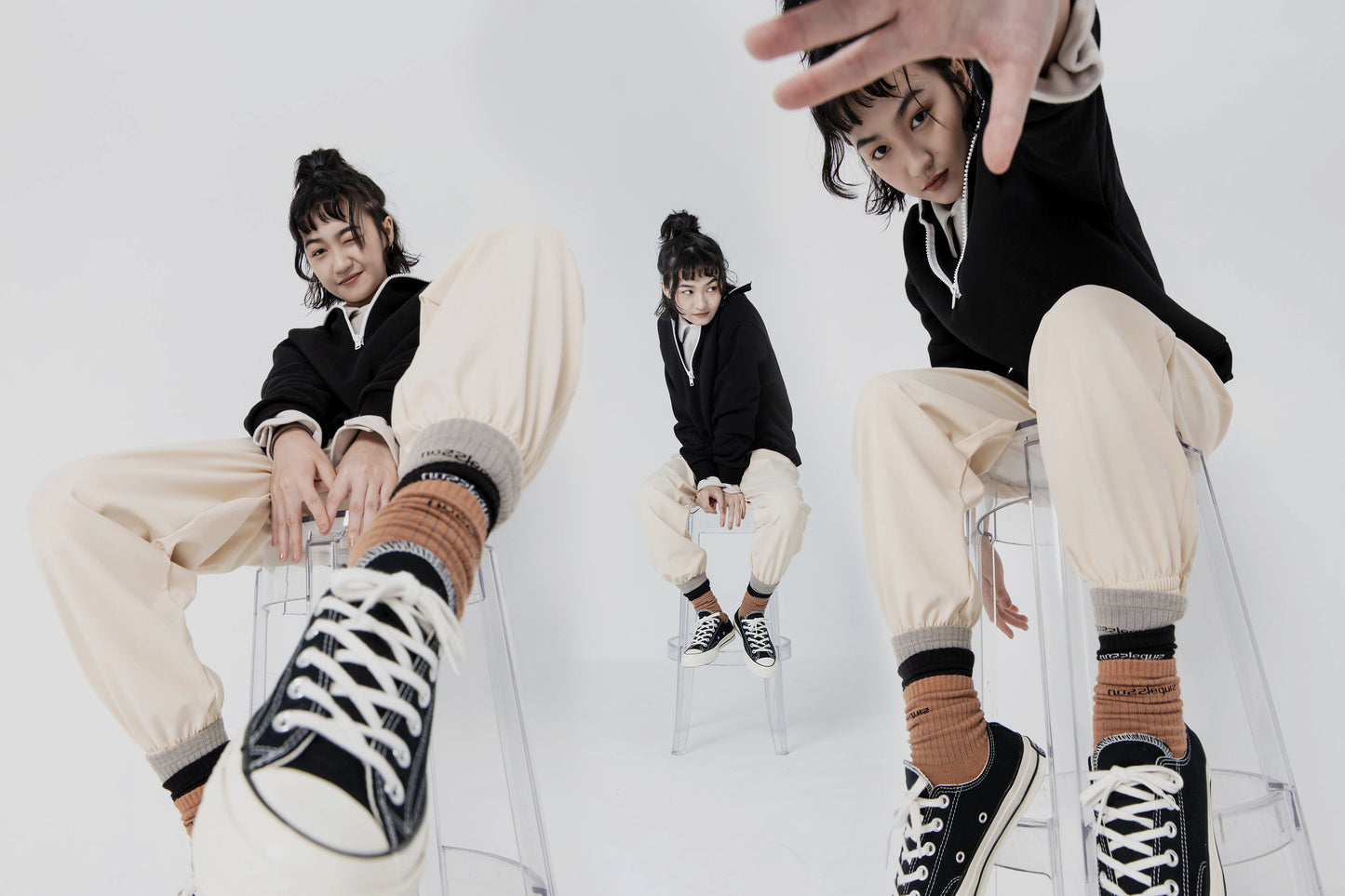 Essential casual socks - Greige