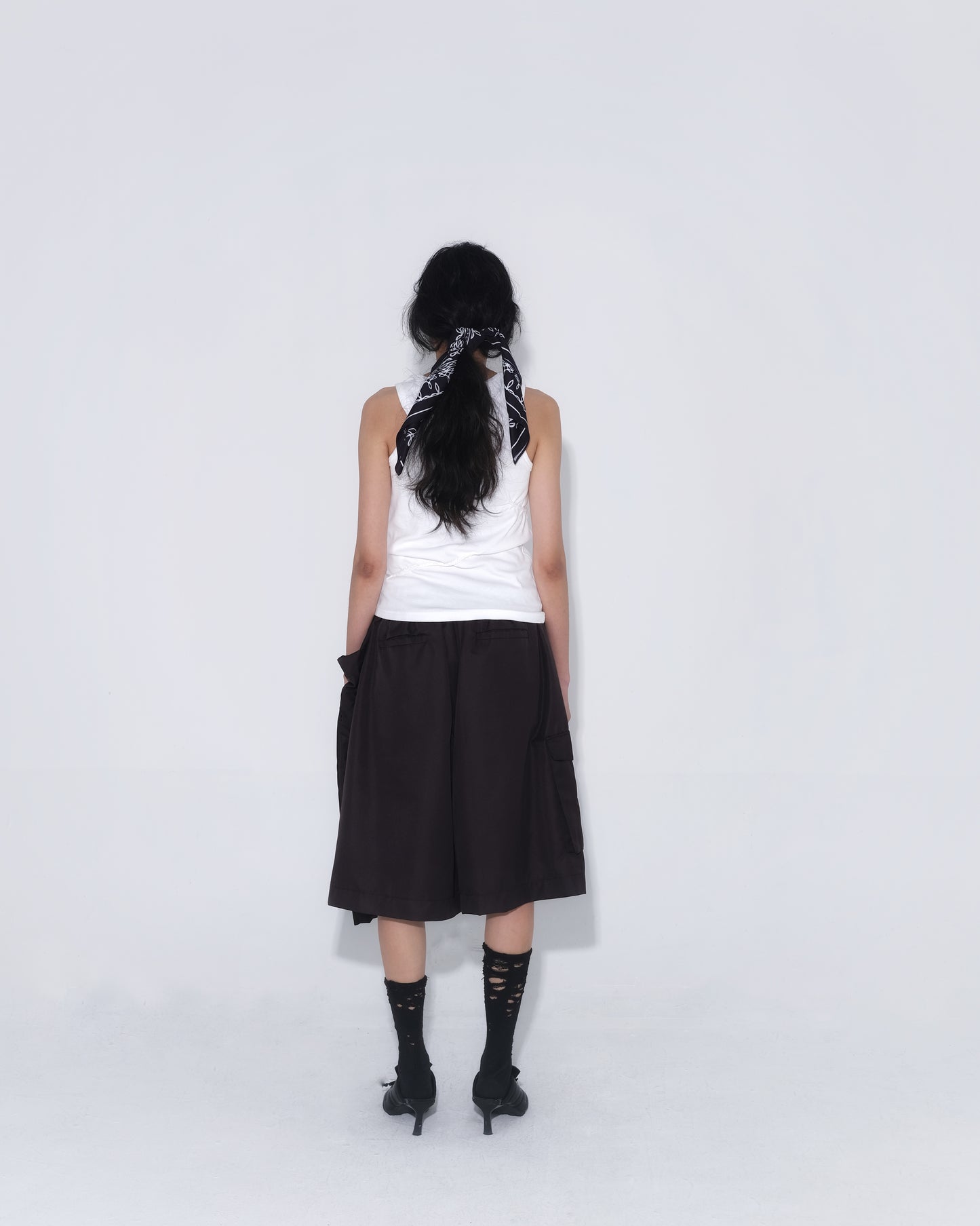 3 Kaki Kongfu Pants in Dark Brown