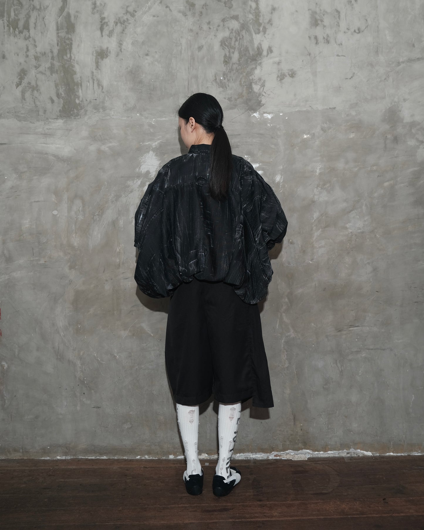 Hands Up Jacket in Black Chaos