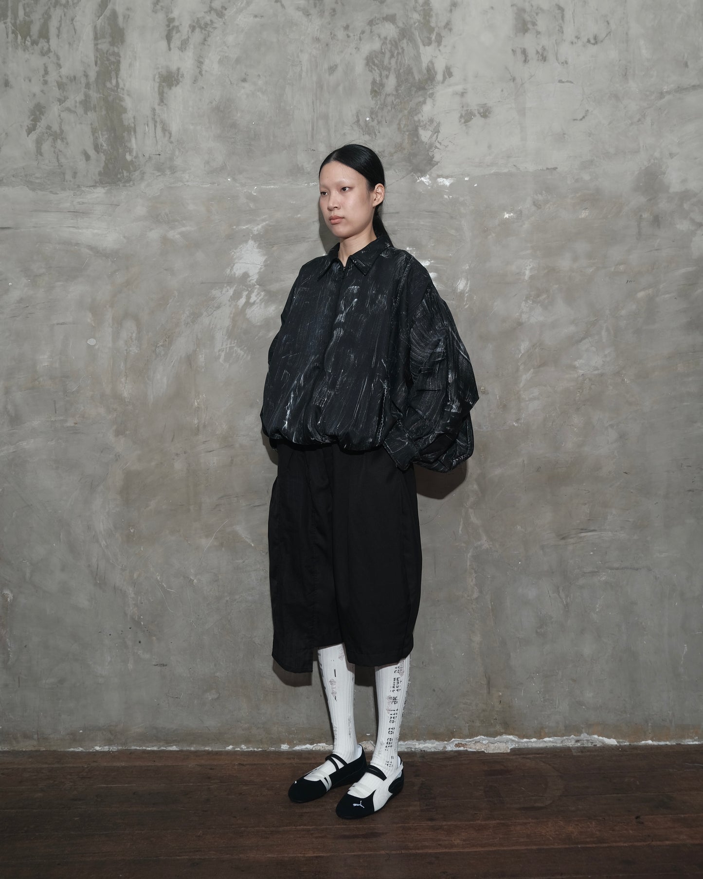 Hands Up Jacket in Black Chaos