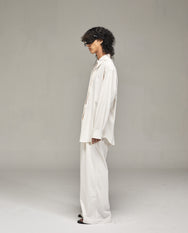 NOIZ N1TP11 CONCEALED PLACKET LOUNGE SHIRT