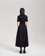 NOIZ N1DR3 TURTLENECK SHORT SLEEVES DRESS