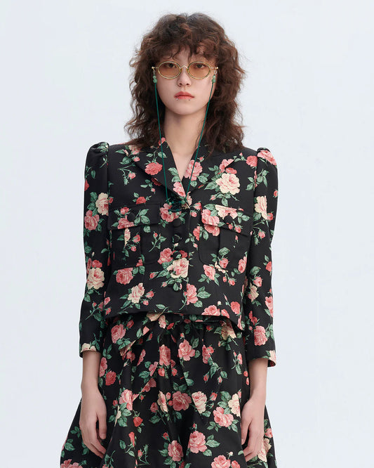 Madame Frou Frou Jacket (Charcoal Black)