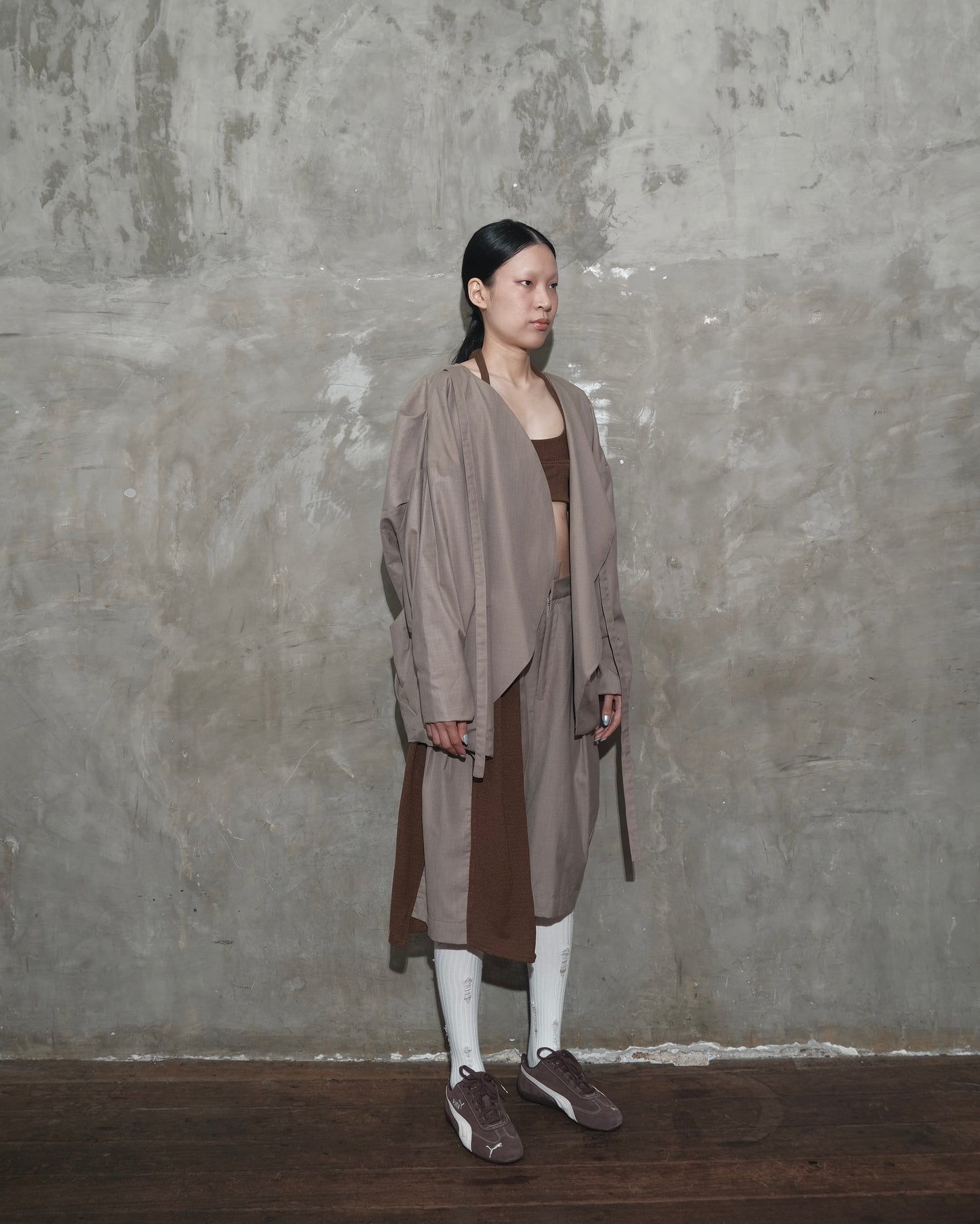Rotten Roses Blazer in Brown