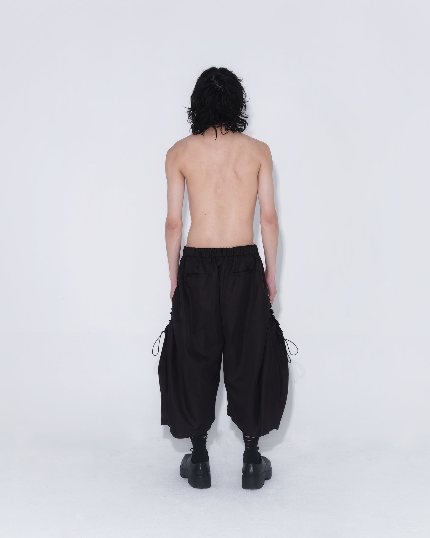 Nepenthes Giant Pocket Pants in Dark Brown