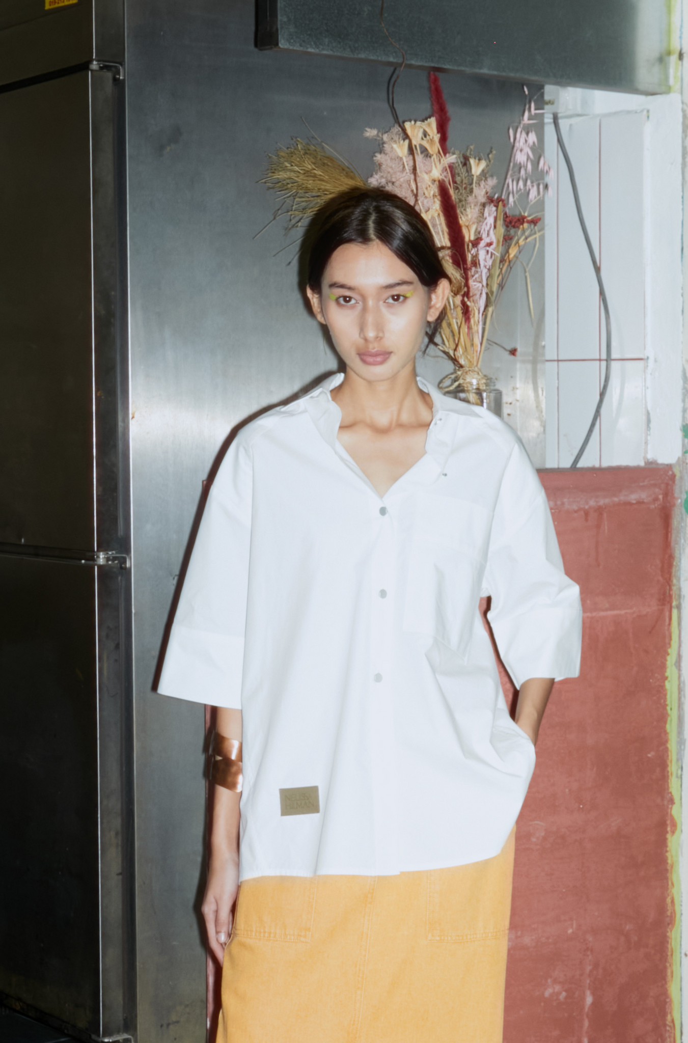 Oversized Poplin Shirts (White)