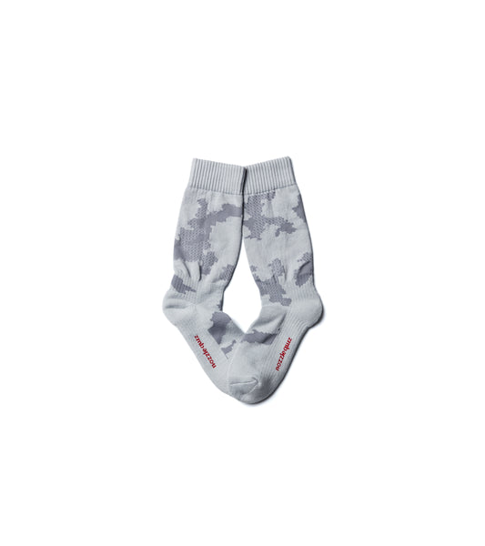 Digit No. Jacquard casual socks - Land Grey