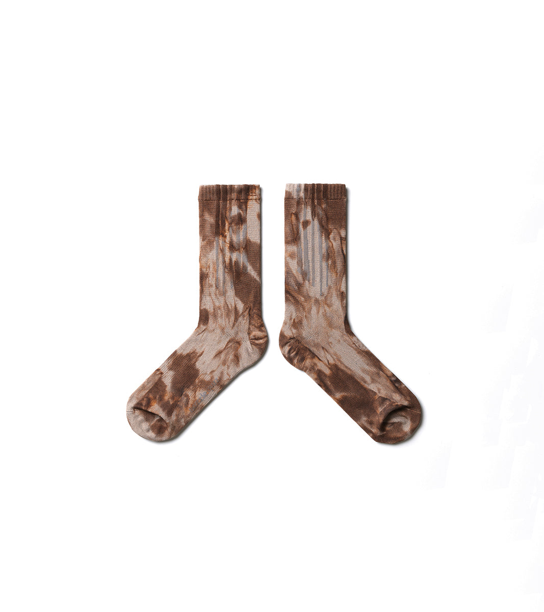 Spot dye Crew Tech Socks - Spot Sulfur