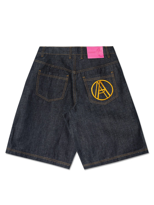 OVERLAP RAW SHORTS