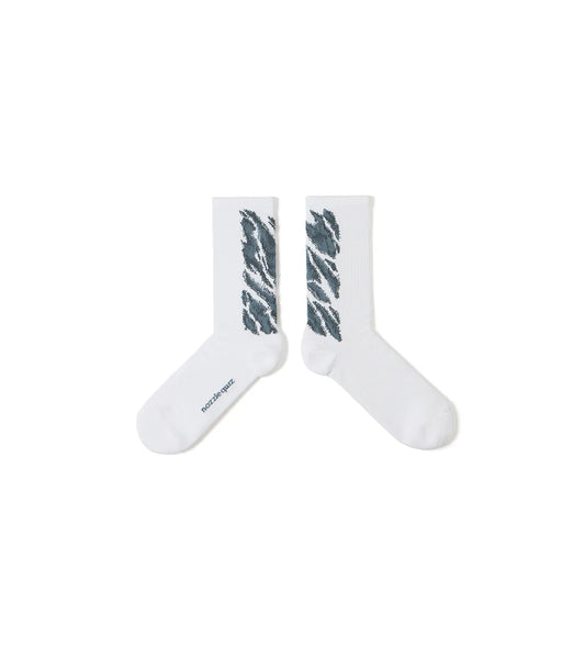 Landing Crew Socks - Berg White