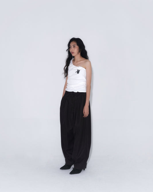 Sheeta Balloon Pants in Dark Brown