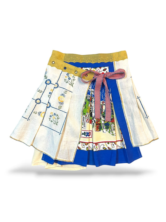 remake wrap skirt - Short 02