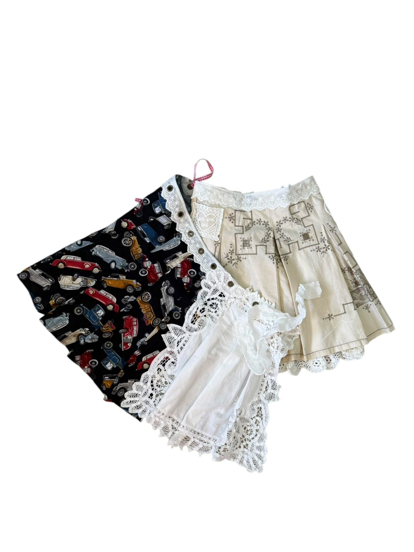 Remake Wrap Skirt - Short 37 - BEV C multi label store