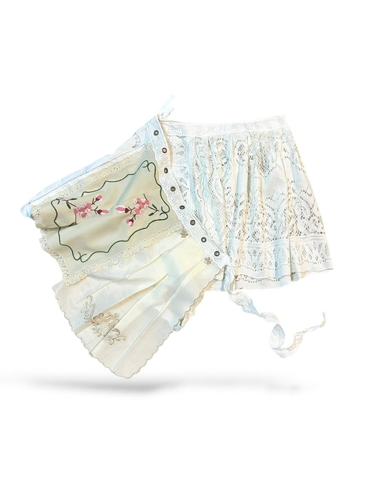 remake wrap skirt - Short 04