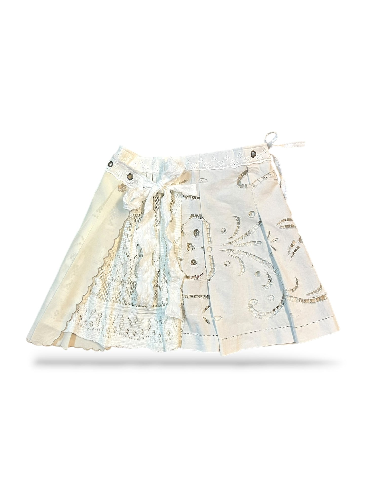 remake wrap skirt - Short 04