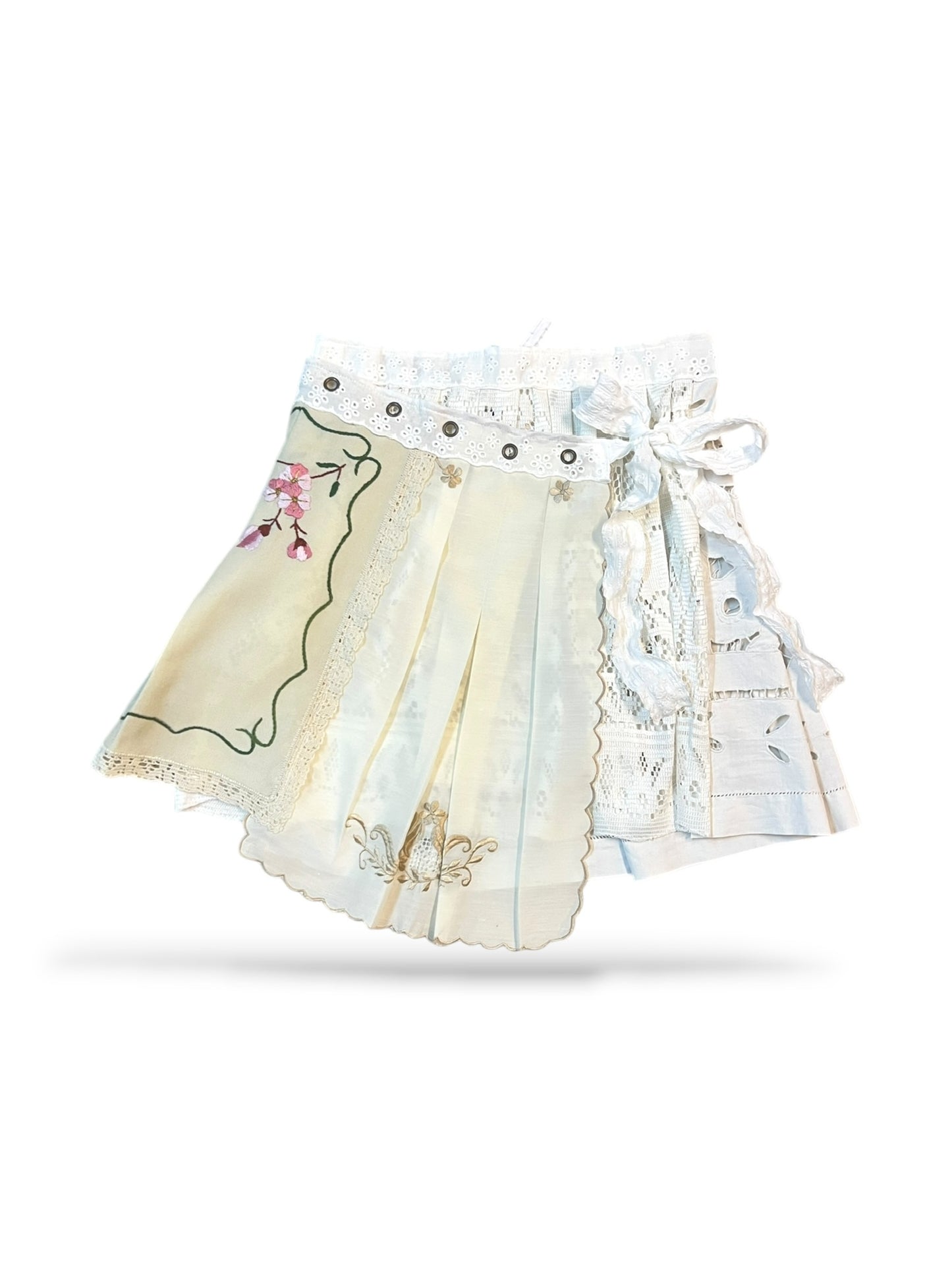 remake wrap skirt - Short 04