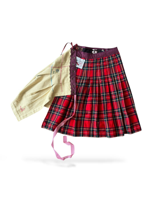 remake wrap skirt - LONG 02