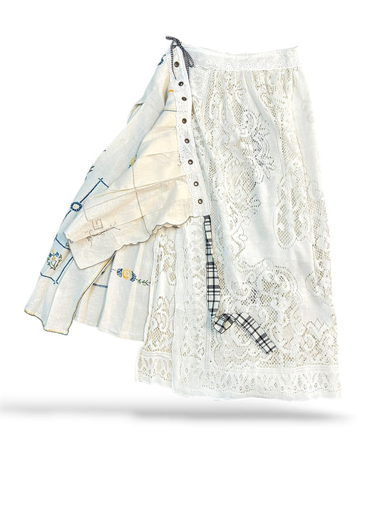 remake wrap skirt - LONG 03