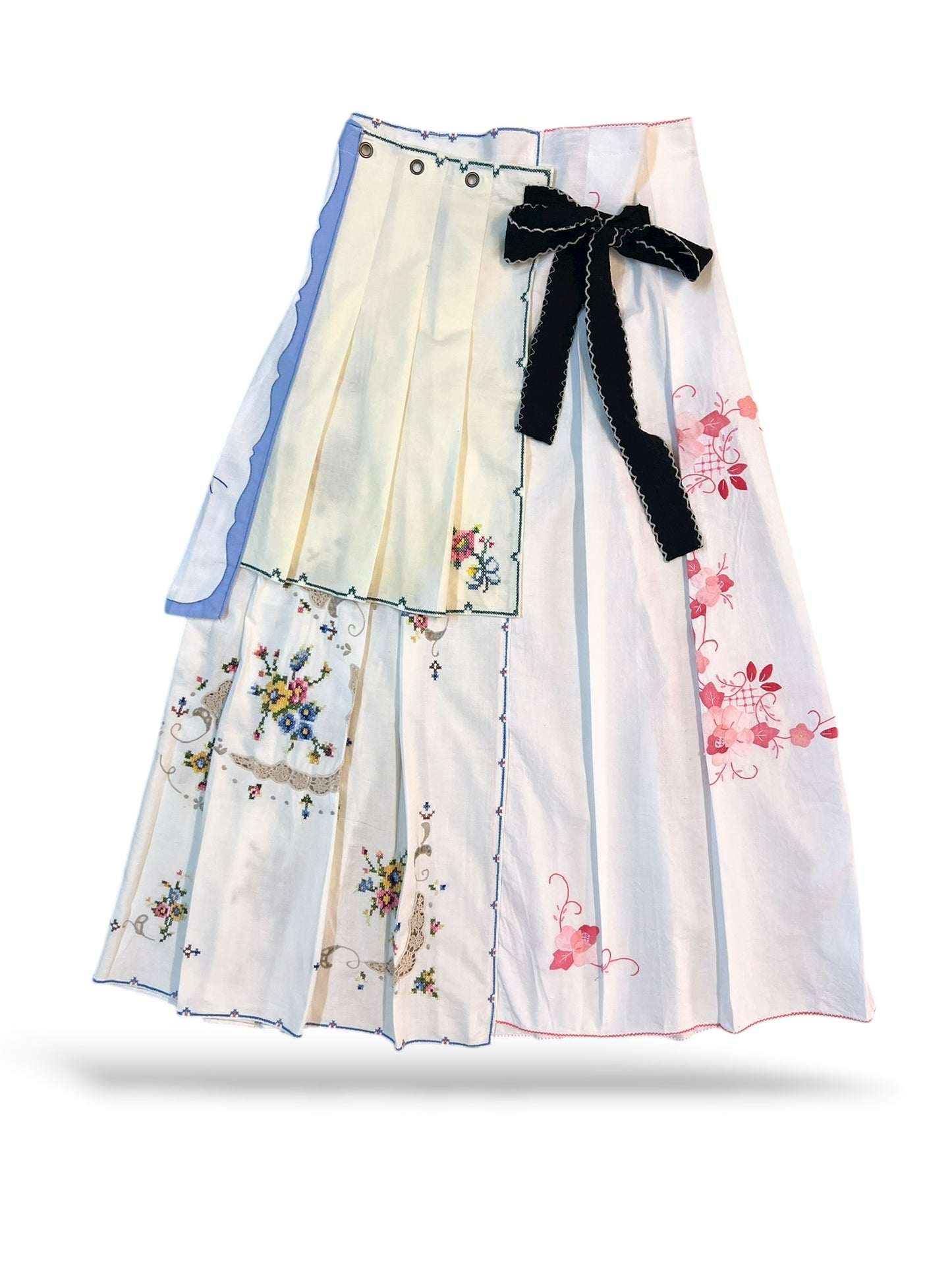 remake wrap skirt - LONG 04