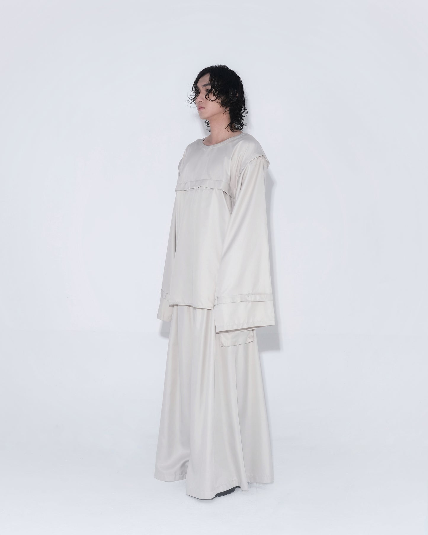 Detachable Psycho Shirt in Cream