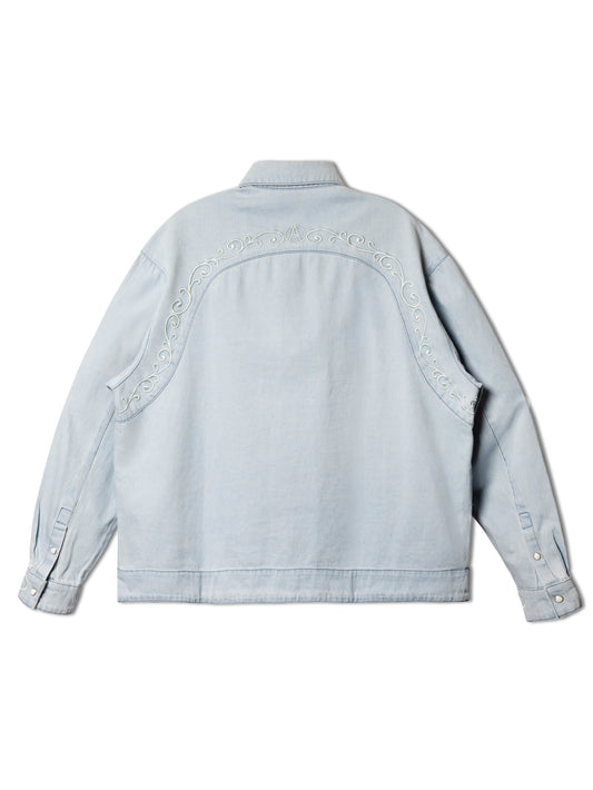 DENIM COWBOY L/S DAME SHIRT