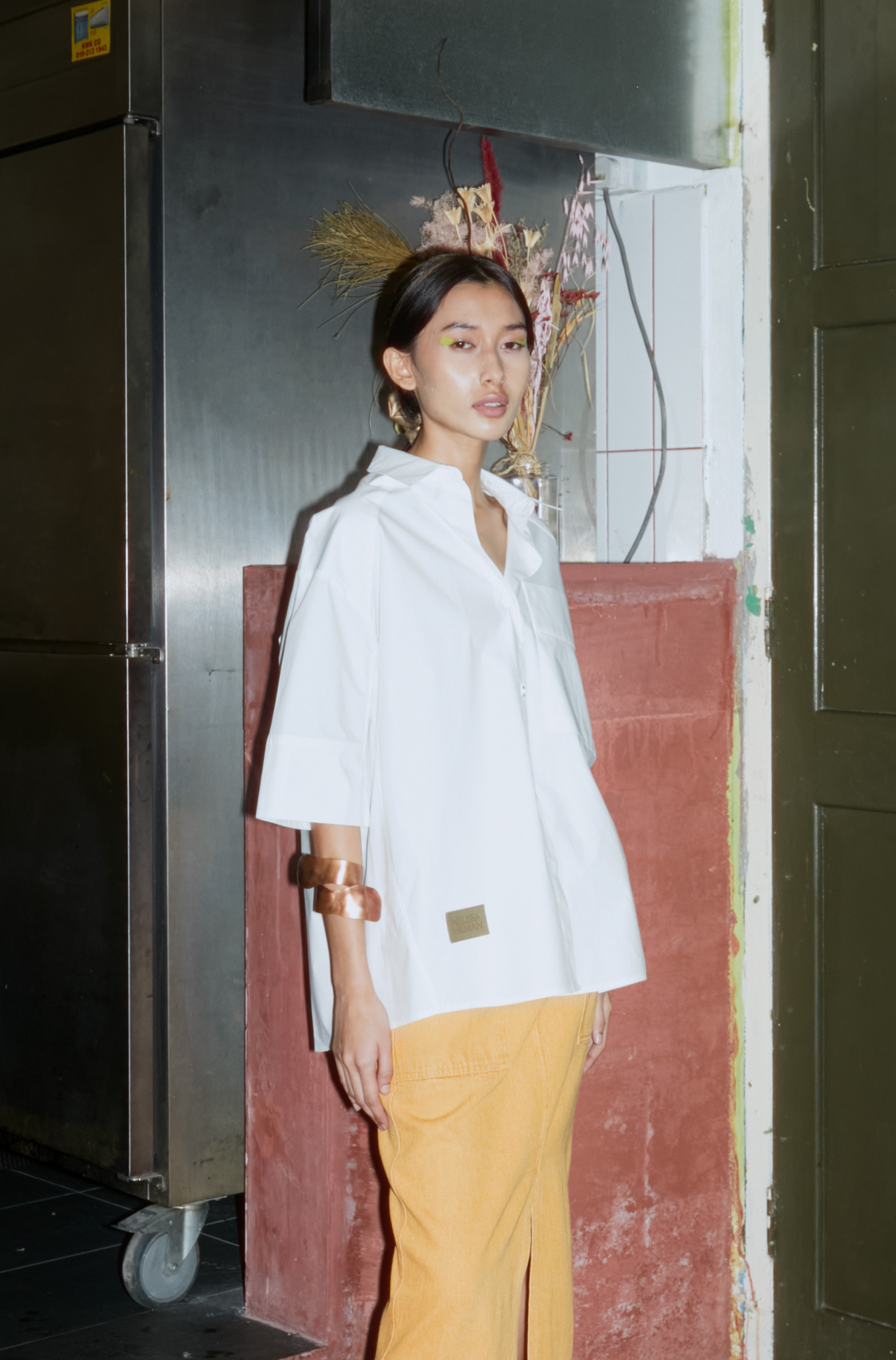 Oversized Poplin Shirts (White)
