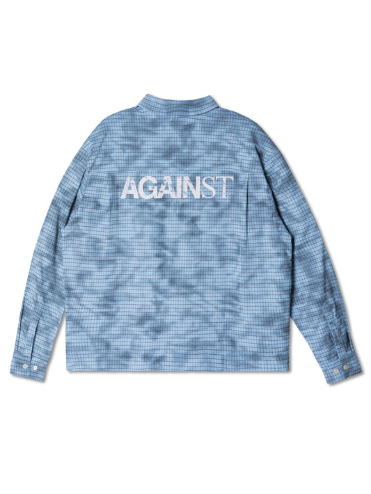 STAINED DAME SHIRT LIGHT BLUE