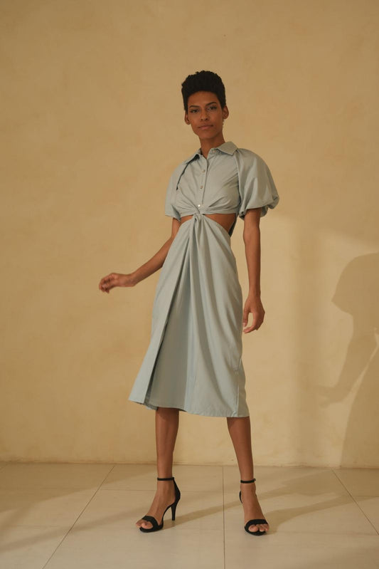 CONSTANCE DRESS - BABY BLUE