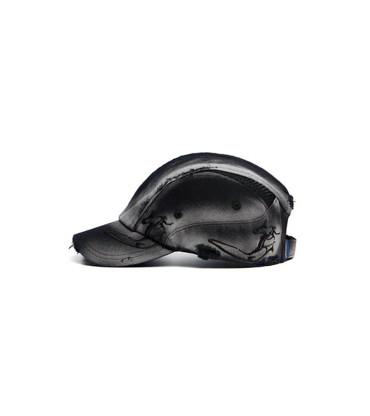 Washed Black - Microclimate Damaged Cap