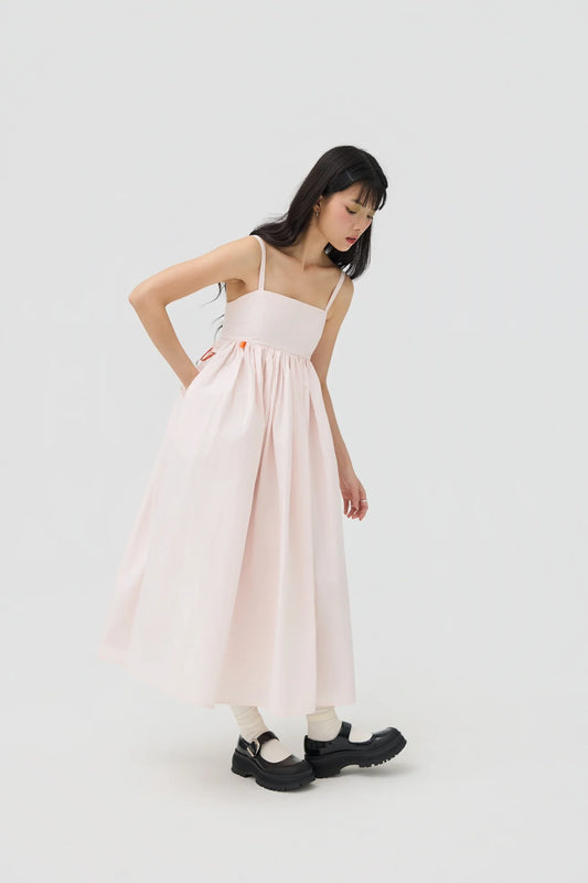 KIKO DRESS IN PETAL PINK