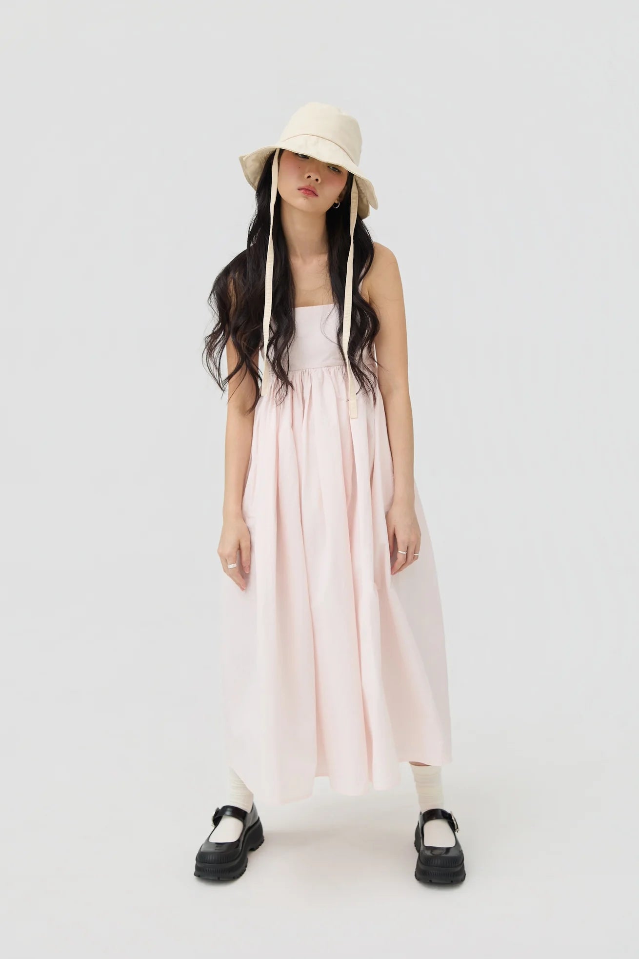 KIKO DRESS IN PETAL PINK