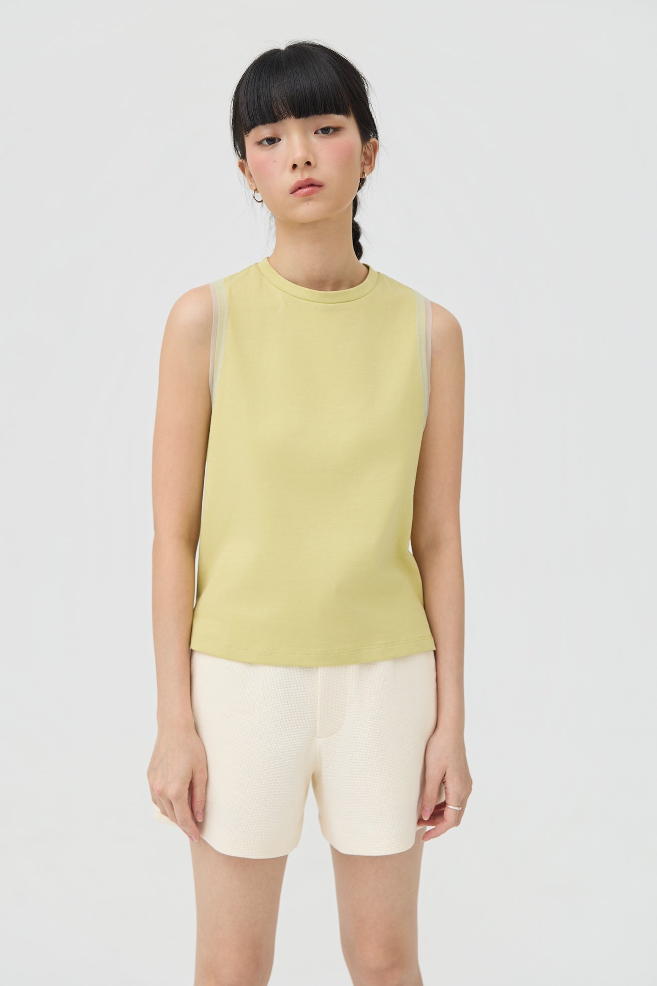 KUMO MUSCLE TANK IN MATCHA GREEN