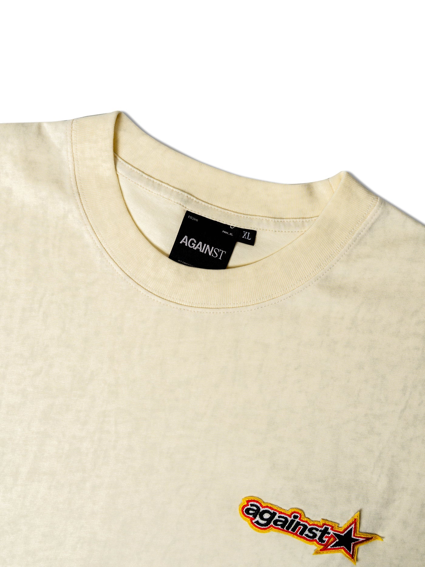 STAR WASHED TEE CREAM