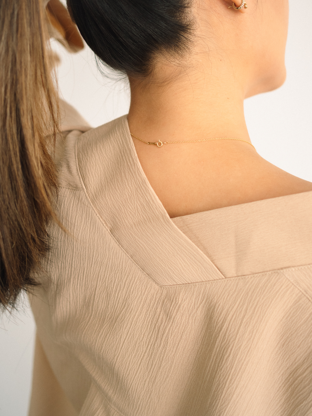 Long Sleeve Midi Dress (Khaki)