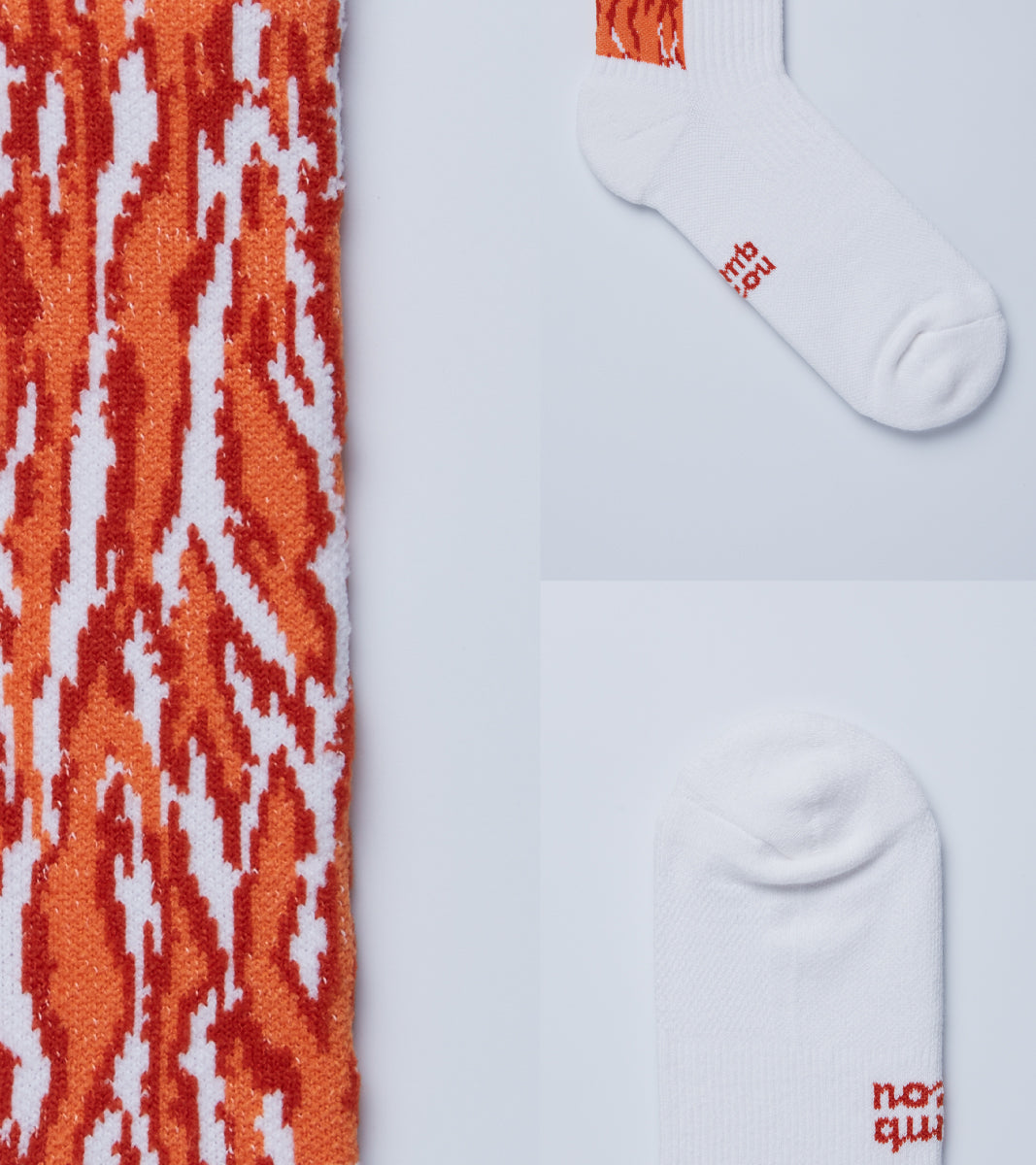 LANDING R Midcalf socks - Ochre Ice