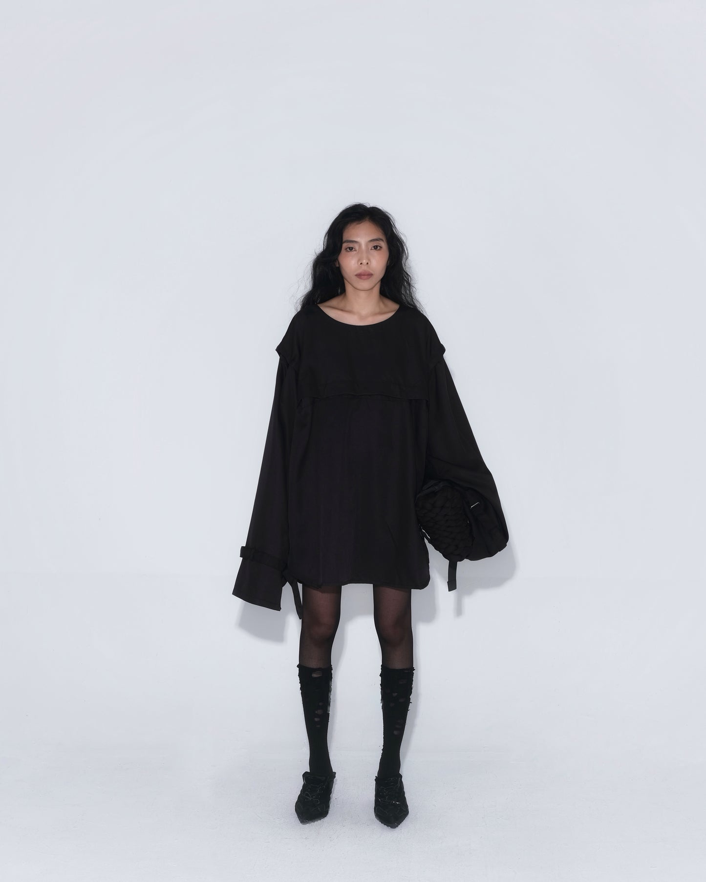 Detachable Psycho Shirt in Black