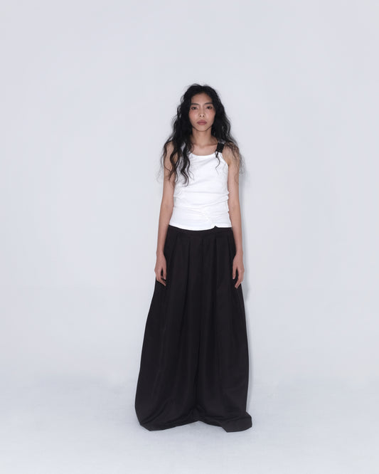 Ladies & Gentleman Skirt Pants in Dark Brown