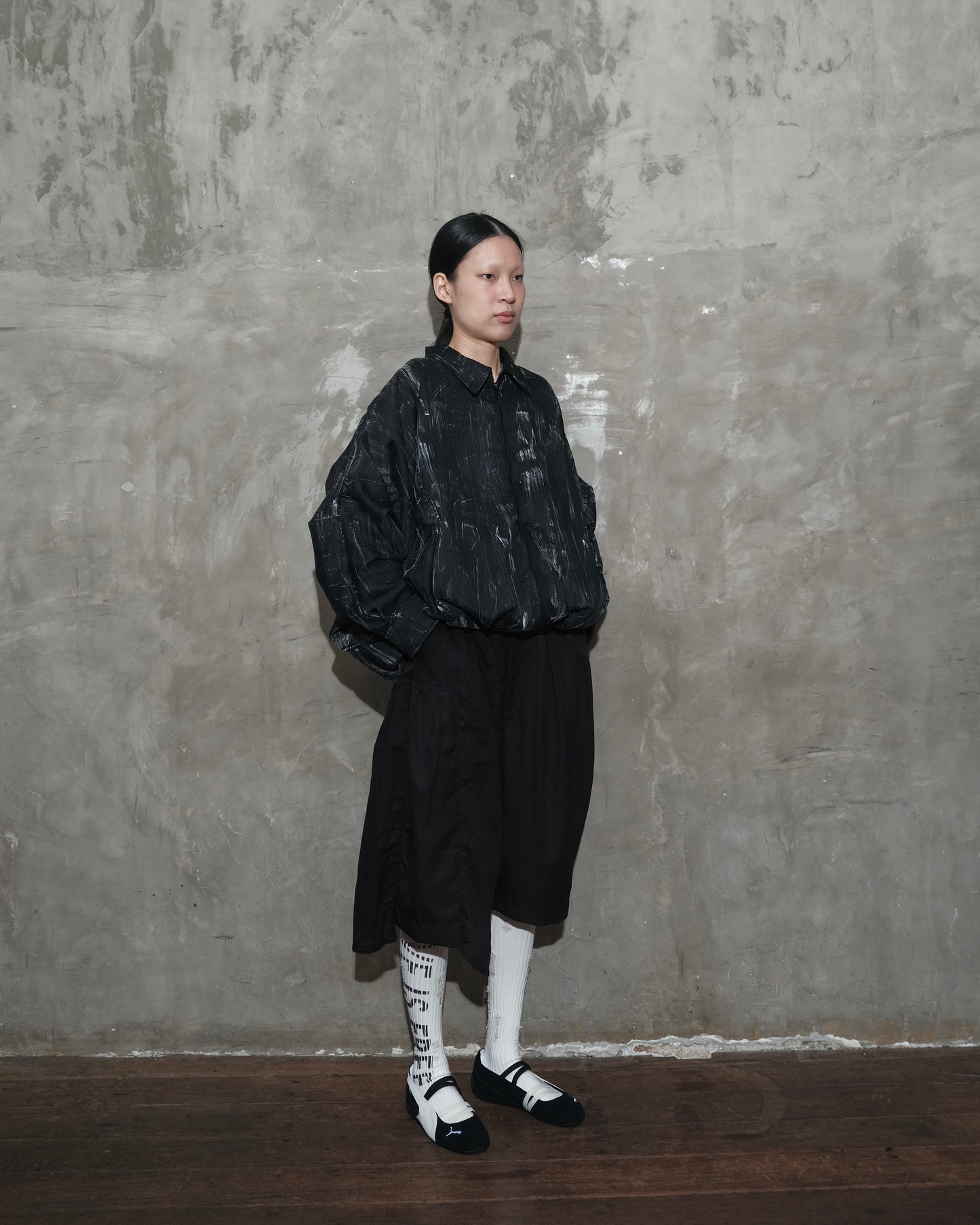 Hands Up Jacket in Black Chaos