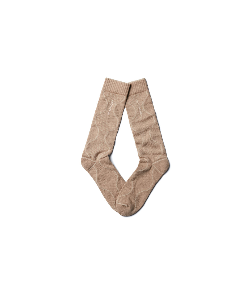 Digit No. casual cuff socks - Quilted Brn