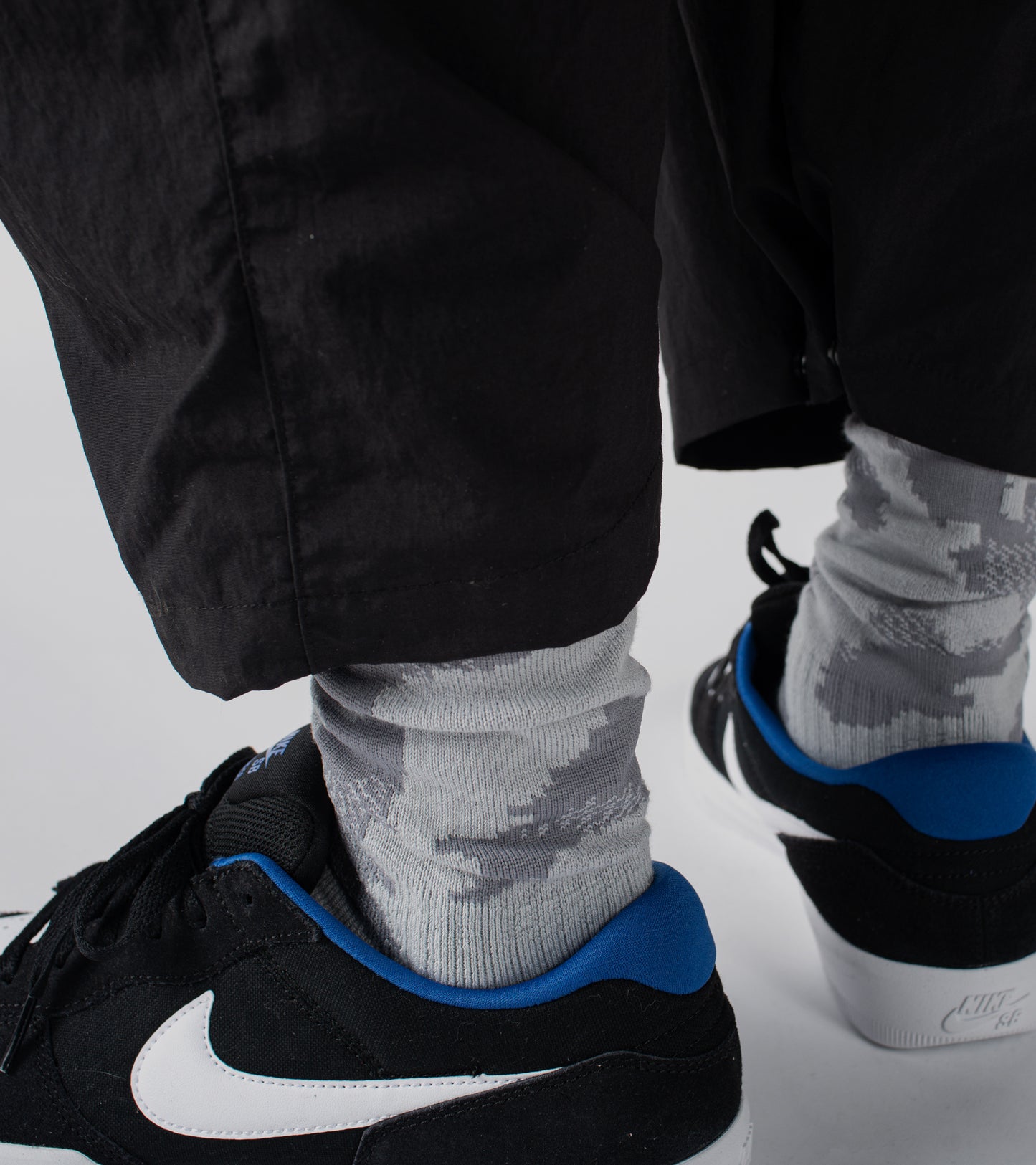 Digit No. Jacquard casual socks - Land Grey