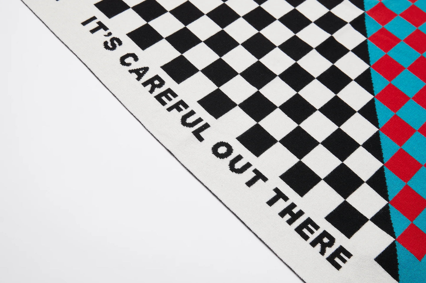 Feast or Famine Scarf (White, Black, Blue, Red)