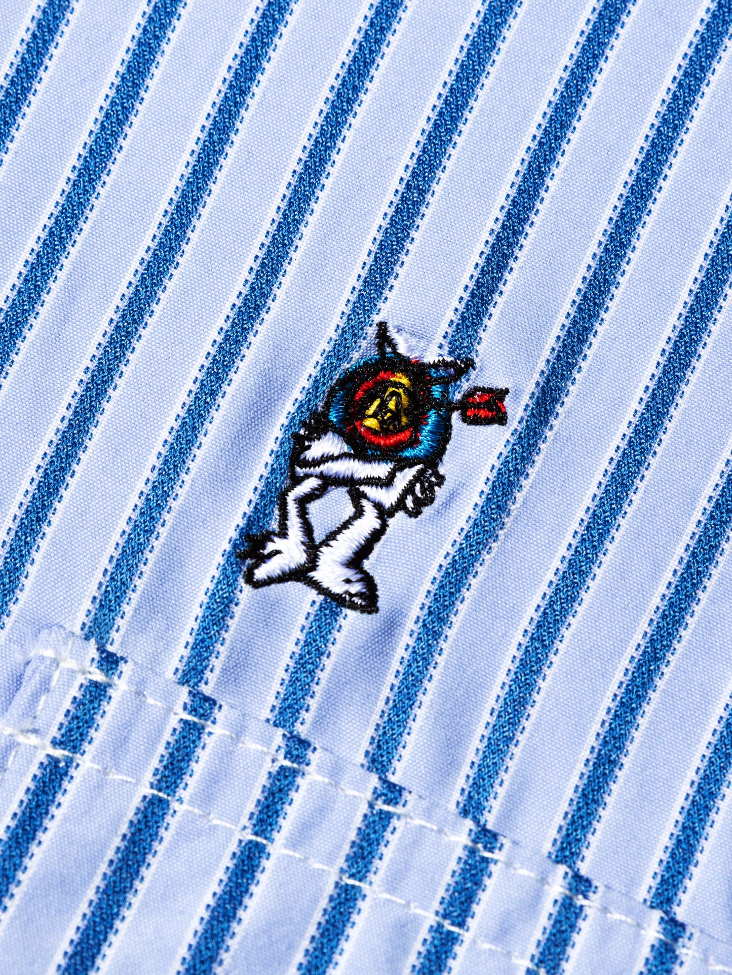 STRIPE MIGUEL SHIRT BLUE - BEV C multi label store