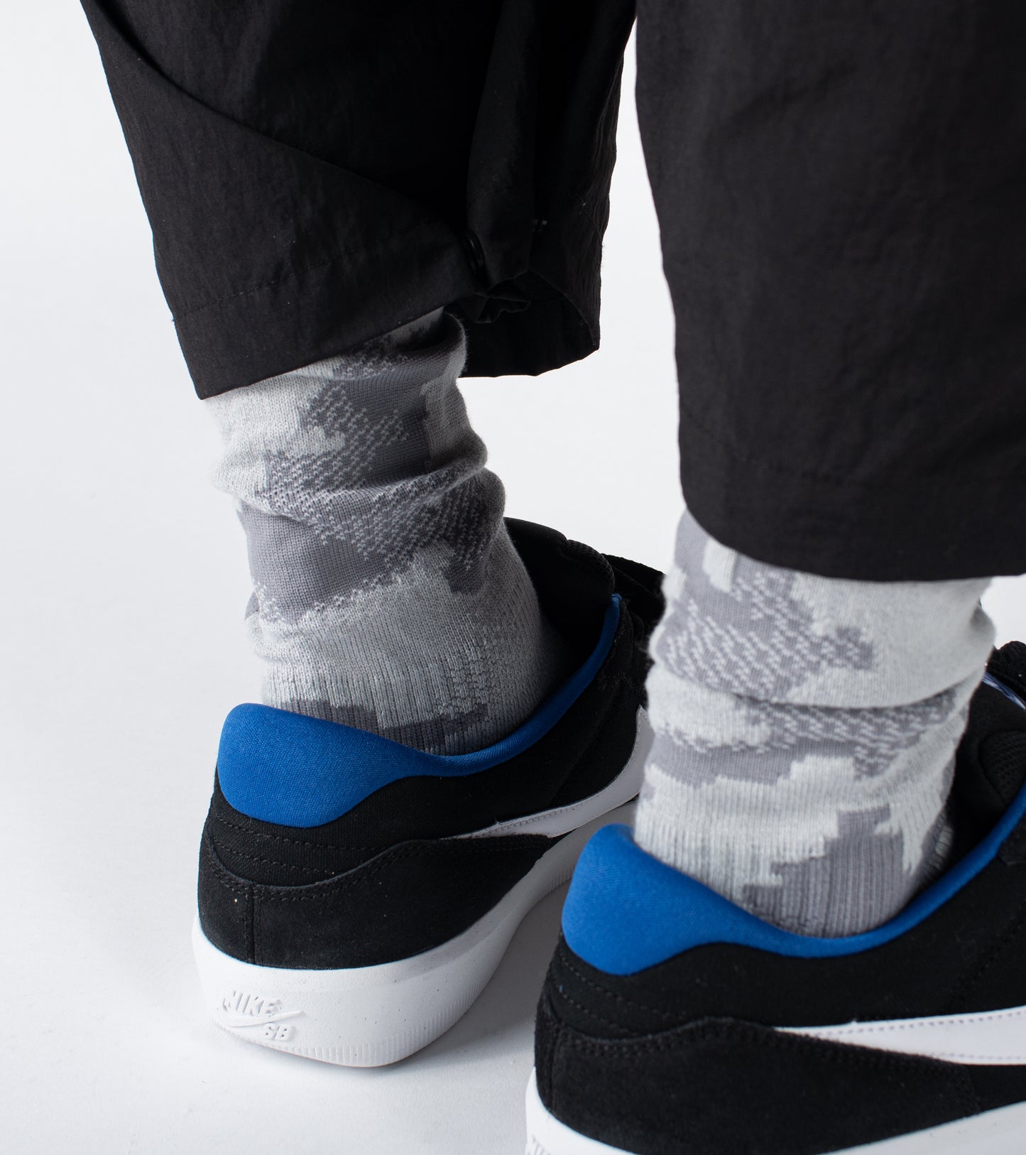Digit No. Jacquard casual socks - Land Grey