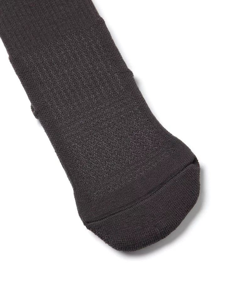 HANCHOR x nozzle quiz - "Peak Carbon" RWS Merino wool Hike trek socks