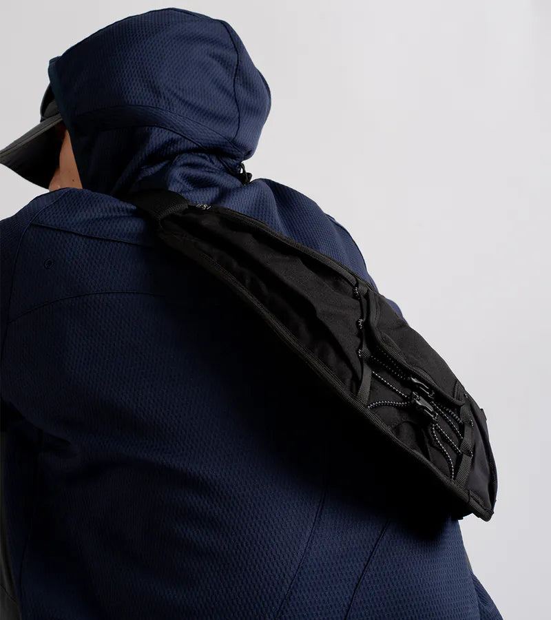 2-Side crossbody bag (CORDURA®)-Black