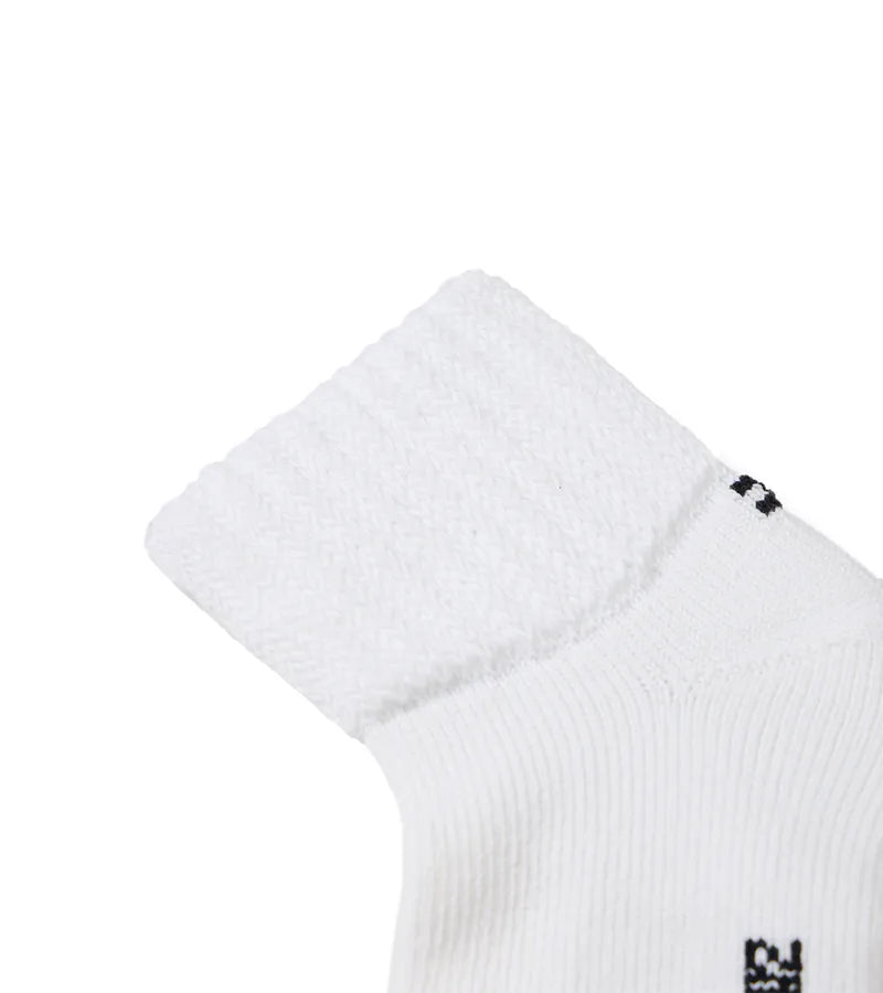 Essential O'skool Low Socks - White