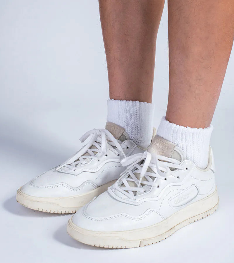Essential O'skool Low Socks - White