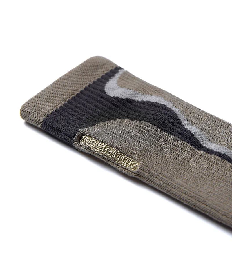 Xeric Brn - Desert overcalf socks