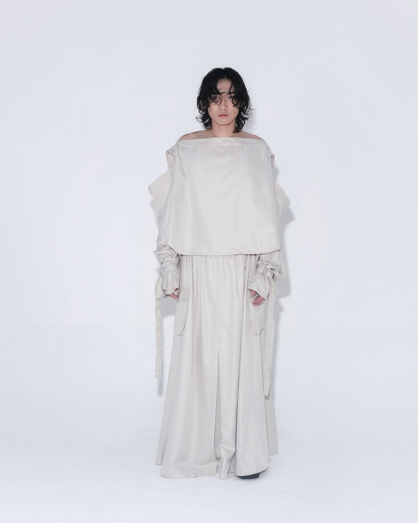 Detachable Psycho Shirt in Cream