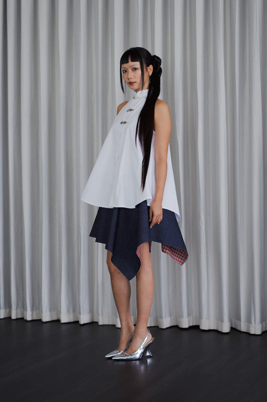 Halter Luna Top (White)